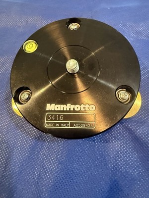 3416 Manfrotto Leveling Head Base made In Italy