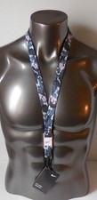 Nike Neck Premium Lanyard Printed Detachable Clip Black/Pink Foam