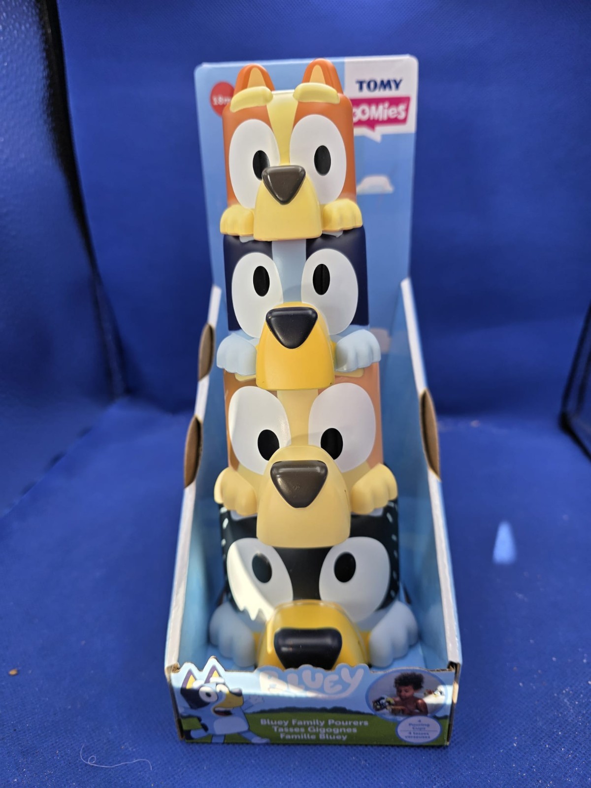 Tomy Toomies Bluey Family Pourers: Bathtime Water Play Toy for Toddlers