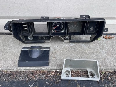 Vtg 1970 Buick Gs Dash Gauges Gm Parts Instrument Cluster Bezel Skylark 1970s