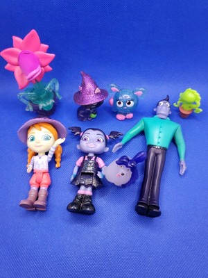 Disney Vampirina Figure Set Lot of Toys Family Friends Pets  Fangtastic