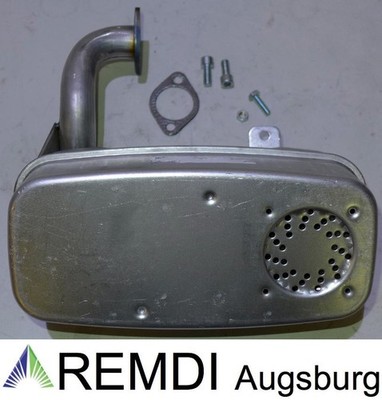 Auspuff / Schalldämpfer für Briggs & Stratton 1-Zylinder Unterfluhr RT501002