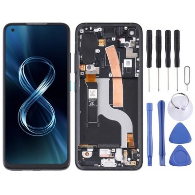 OEM AMOLED LCD Screen for for Asus Zenfone 8 ZS590KS Digitizer BLACK