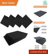 Neoprene Self-Adhesive Foam Sheets, 6x6in, 1/4in Thick - 8 Pack for DIY Projects