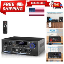 Compact Romica AK55 500W Stereo Amplifier for Passive Speakers & Subwoofers
