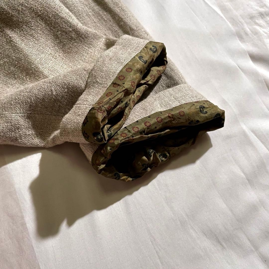 USED VINTAGE TYROLEAN PATCHWORK LINEN JACKET BY K… - image 12