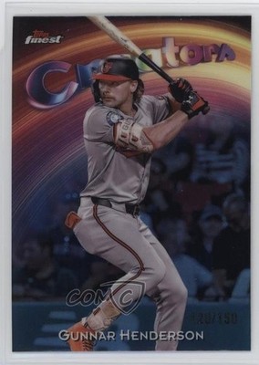 2025 Topps Finest Creators Sky Blue Refractor /150 Gunnar Henderson #C-24 05rp