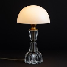 Pierre De Lampe En Cristal Art Déco Signé Pierre D’avesn 