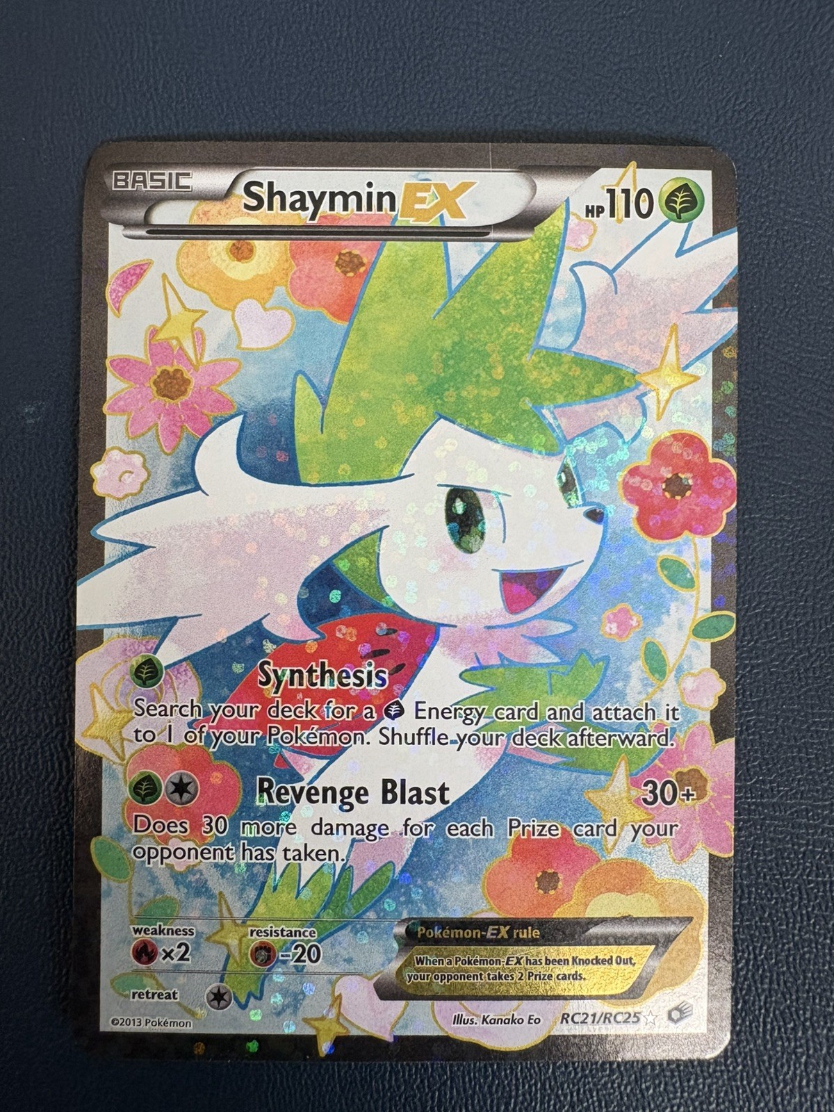 Shaymin EX (Full Art) RC21/RC25 Legendary Treasures: Radiant Collection Holo LP