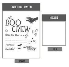 SWEET HALLOWEEN Flowers Clear Stamps and Metal Cutting Dies Scrapbook Craft
