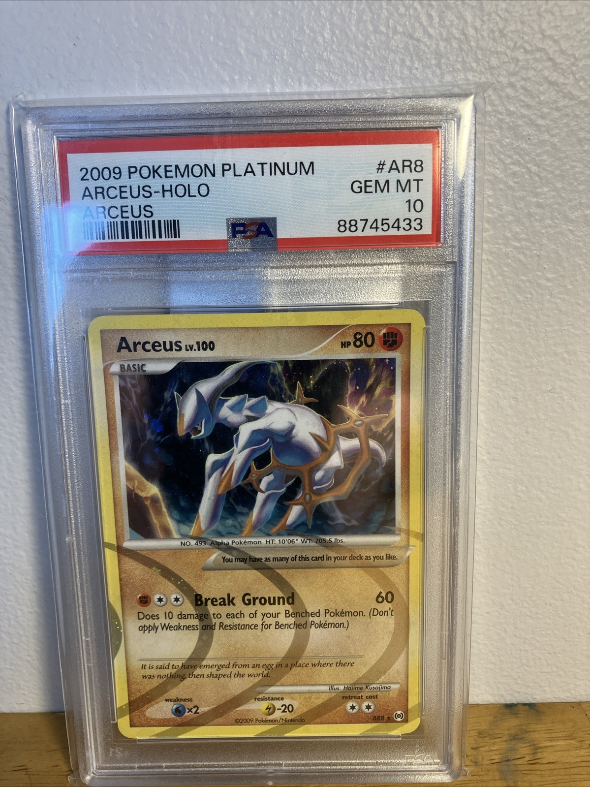 Arceus AR8 Platinum Arceus PSA 10