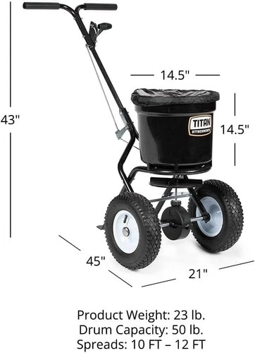Titan Attachments Fertilizer Broadcast Spreader - Thumbnail 5