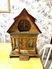 LATE 1800S EARLY 1900S VICTORIAN R BLISS KEYHOLE DOLL HOUSE