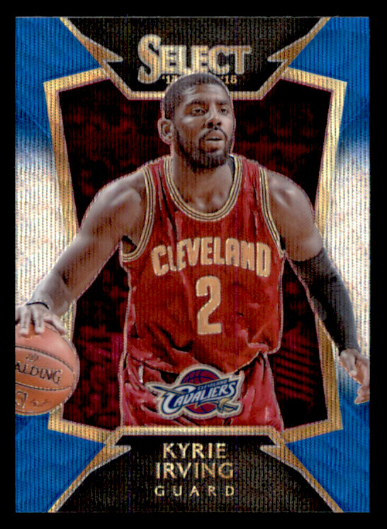 2014-15 Panini Select Kyrie Irving #65 Blue & Silver Prizm Free Shipping