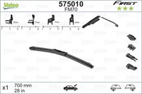 1X Valeo 575010 Wischblatt FüR Opel Vauxhall Fiat Suzuki Chrysler