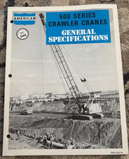 American 500 Series Crawler Crane Brochure AMIL25