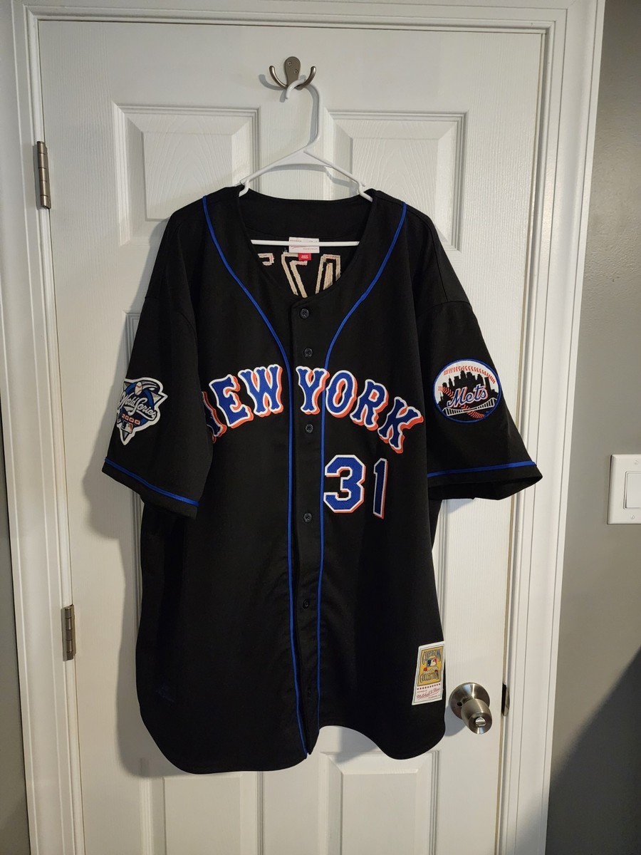 100% Authentic Mitchell & Ness 2000 New York Mets Mike Piazza