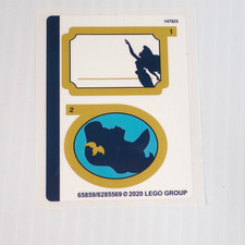 LEGO STICKER SHEET 1 43176 Ariel's Storybook Adventures The Little Mermaid