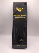 WOMEN'S/MENS DR. MARTENS AIRWAIR WARMWAIR INSULATED FAUX FUR INSOLES SIZE 8 NIB