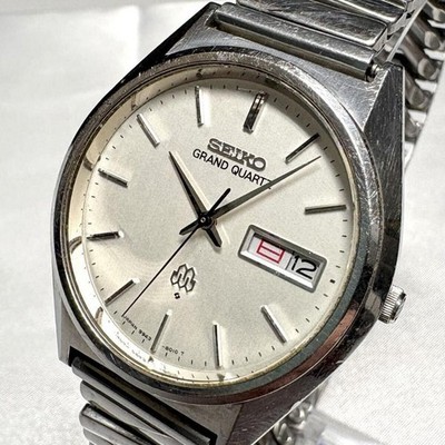 Funktionierende Seiko Grand Quartz 9943-8010 Uhr 1978 Vintage Herren