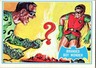 VINTAGE NON SPORT BATMAN  BLUE BAT 1966 CARD NO 4 B BRANNED 