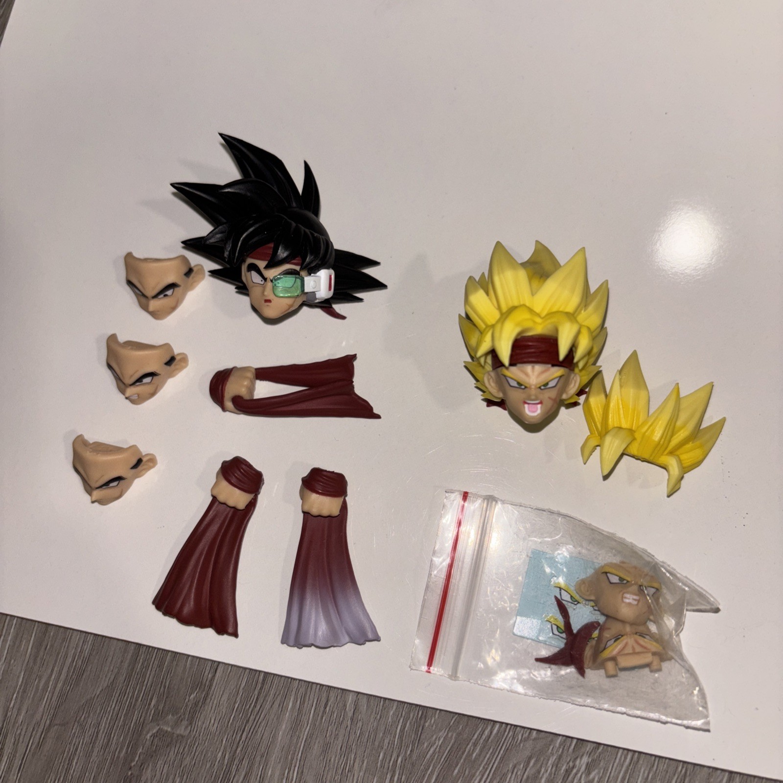 SH Figuarts Tonsen Arttoys Super Saiyan Recustom Base Bardock Headsculpt & Face