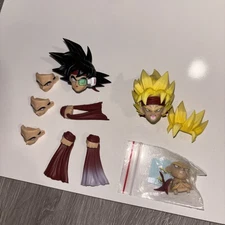 SH Figuarts Tonsen Arttoys Super Saiyan Recustom Base Bardock Headsculpt & Face