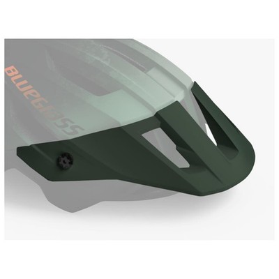 Bluegrass Rogue Visier UN Green Orange Matt Fahrradhelm Ersatzschirm MTB Trail