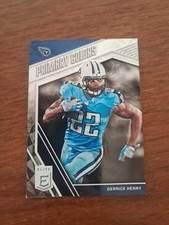 2019 Donruss Elite Derrick Henry Silver # 054/299 Primary Colors Tennessee...