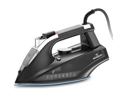 MOOSOO Plancha de Vapor 1800W Plancha Portátil Seca a Vapor Plancha Antigoteo con Apagado Automático