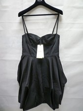 Del Core Gucci Balloon Skirt Corset Mini Dress Black RRP £1985 UK 12 New EU 44