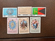 6 FRANCOBOLLI CON CERNIERA COME NUOVI DI VANUATU
