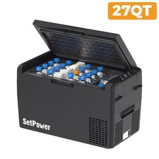 12V Car Refrigerator Freezer Portable Compressor Cooler APP Control for Camping