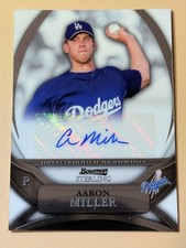 2010 Bowman Sterling - Prospects Aaron Miller #BSP-AM (RC) LA Dodgers