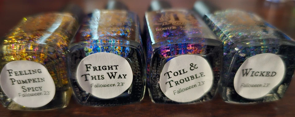 Rogue Lacquer Falloween 23 4 Piezas Lote 13ml Nuevo Sin Caja Foto 3 de 4