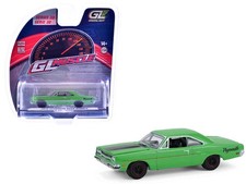 Greenlight 13370B 1/64 1970 Plymouth Road Runner Green with Black