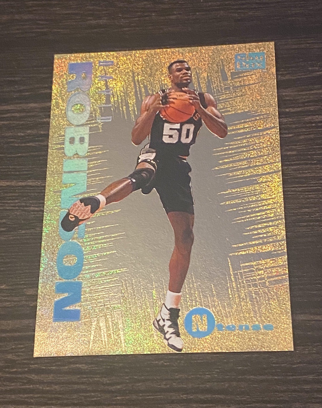 1994-95 Skybox Emotion Ntense David Robinson #9 San Antonio Spurs