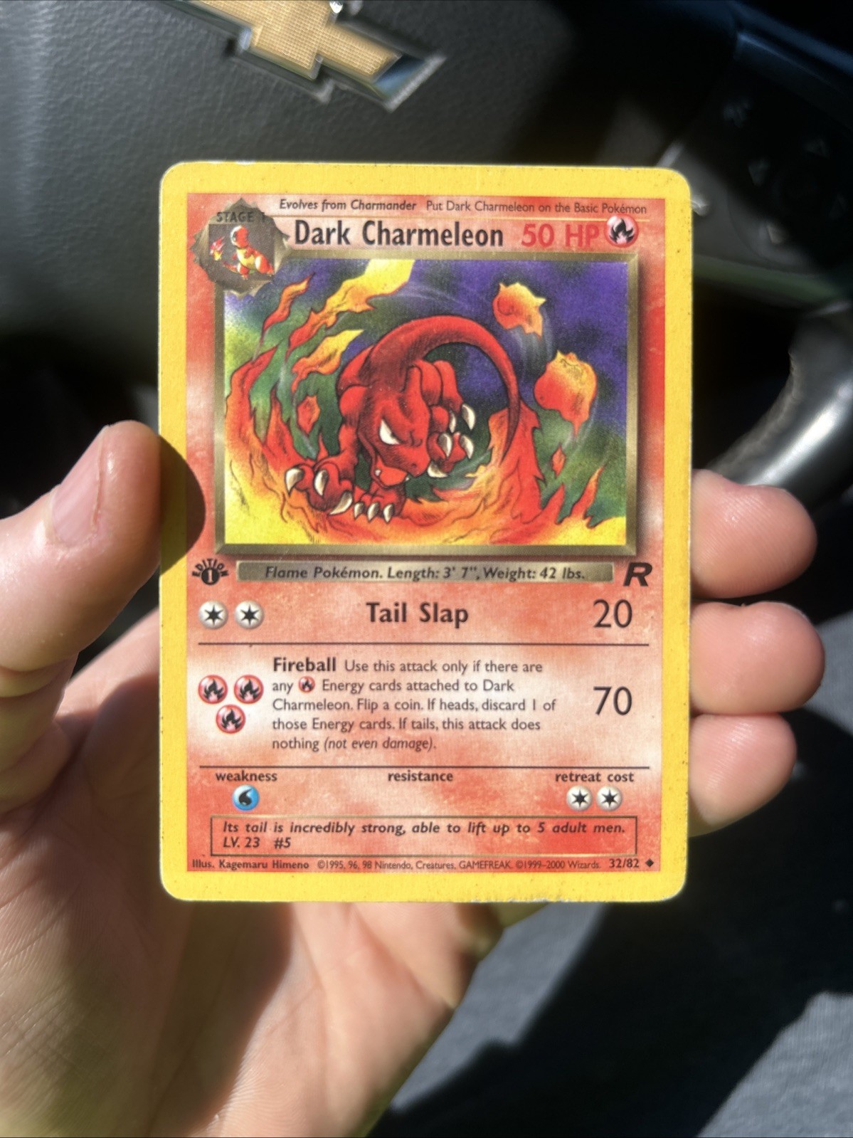 1st Edition Dark Charmeleon Uncommon Team Rocket 32/82 2000 Pokemon TCG Card