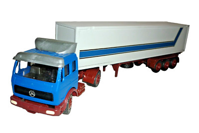 Conrad Metallmodell LKW Typ Mercedes Sattelauflieger Container Maßstab 1:50