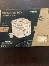 ROKR Robotime Mechanical Gears Treasure Box LK502 NEW Sealed