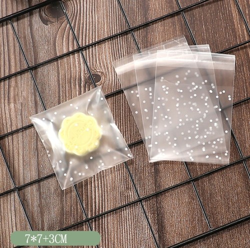 100pcs Frosted Candy Bag Self Adhesive Cookie Sweet Biscuit Cellophane Gift Bags - Picture 4 of 10