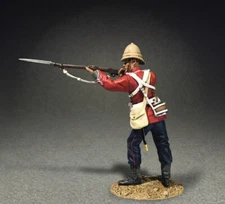 BRITAINS ANGLO ZULU WAR 20187 BRITISH 24TH REGIMENT OF FOOT STANDING FIRING RIFL