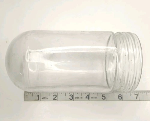 vintage clear glass screw bulb protector Lot Of Three In Good Condition - Picture 5 of 13