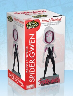 Spiderman Spider-Gwen Masked Head Knocker Bobble Head | eBay