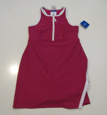 SAGE COLLECTIVE Pink 1/4 Zip Tennis Athletic Tank Dress Sz Medium NWT Womens