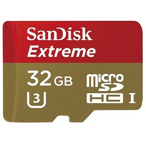 Microsd 32gb sandisk class 10 Extreme uhs-i (u3) 60mb/s sdsdqxn-032g-g46a (619659123307)
