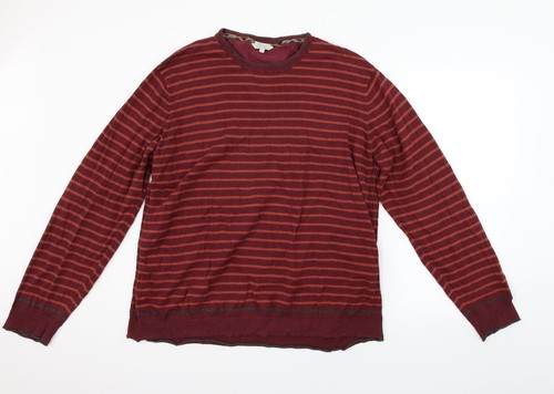 Fat Face Womens Red Round Neck Striped 