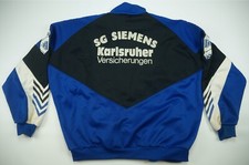 Rare VTG JAKO SPORT Spell Out Siemens Karlsruher Color Block Track Jacket 90s L