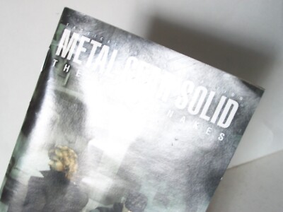 Metal Gear Solid Twin Snakes Manual Only NO GAME Nintendo GameCube