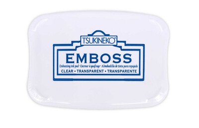 Tsukineko Embossing Pad Clear - Hafttinte für Heißprägung [REMV]